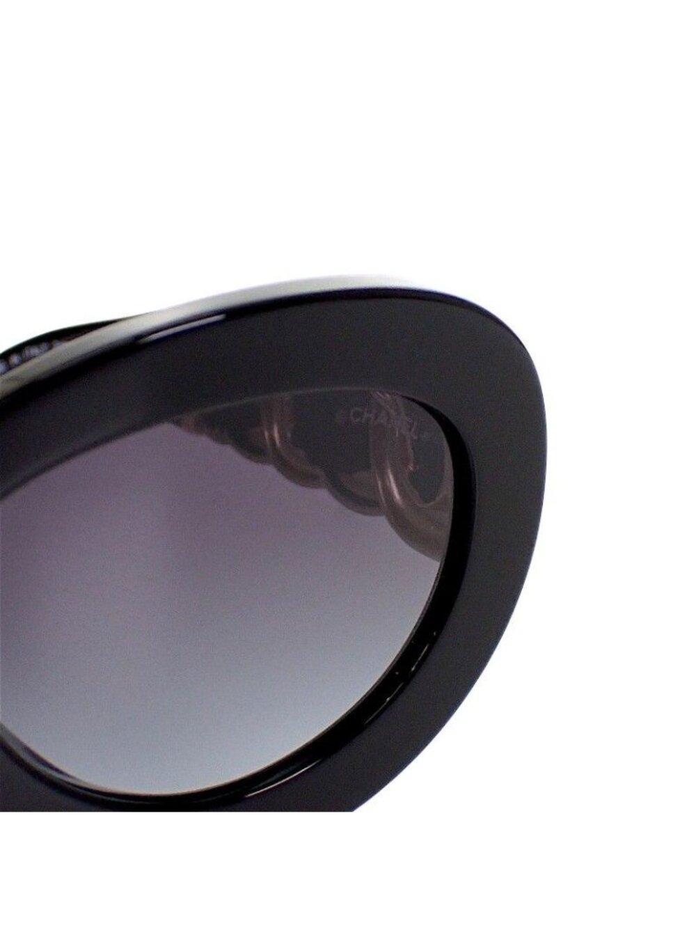 Chanel Oval Eyewear Black - Picture 9 of 15